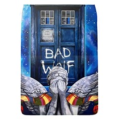 Doctor Who Adventure Bad Wolf Tardis Removable Flap Cover (s) by Cendanart