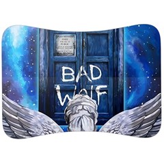 Doctor Who Adventure Bad Wolf Tardis Velour Seat Head Rest Cushion by Cendanart