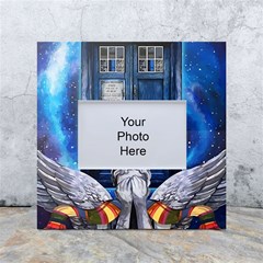 Doctor Who Adventure Bad Wolf Tardis White Box Photo Frame 4  X 6  by Cendanart