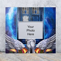 Doctor Who Adventure Bad Wolf Tardis White Wall Photo Frame 5  X 7  by Cendanart