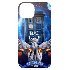 Doctor Who Adventure Bad Wolf Tardis Iphone 14 Black Uv Print Case