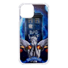 Doctor Who Adventure Bad Wolf Tardis Iphone 14 Tpu Uv Print Case by Cendanart