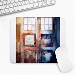 Tardis Doctor Who Large Mousepad by Cendanart