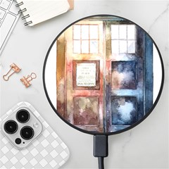 Tardis Doctor Who Wireless Fast Charger(black) by Cendanart