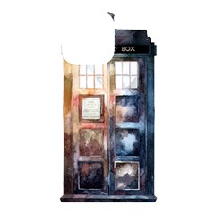 Tardis Doctor Who Iphone 14 Pro Max Black Uv Print Case by Cendanart