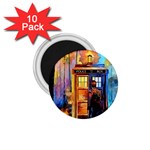 Tardis Doctor Who Paint Painting 1.75  Magnets (10 pack)  Front