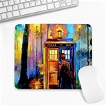 Tardis Doctor Who Paint Painting Large Mousepad Front