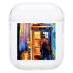 Tardis Doctor Who Paint Painting Soft Tpu Airpods 1/2 Case by Cendanart