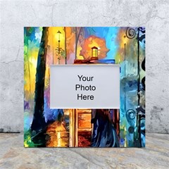 Tardis Doctor Who Paint Painting White Box Photo Frame 4  X 6  by Cendanart