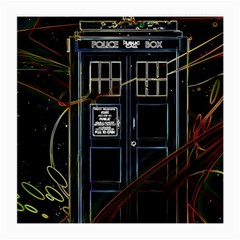 Tardis Doctor Who Magic Travel Macine Fantasy Medium Glasses Cloth (2 Sides) by Cendanart