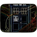 Tardis Doctor Who Magic Travel Macine Fantasy Fleece Blanket (Mini) 35 x27  Blanket