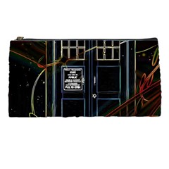 Tardis Doctor Who Magic Travel Macine Fantasy Pencil Case by Cendanart