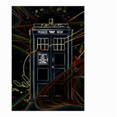 Tardis Doctor Who Magic Travel Macine Fantasy Small Garden Flag (two Sides) by Cendanart