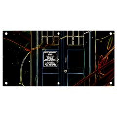 Tardis Doctor Who Magic Travel Macine Fantasy Banner And Sign 4  X 2  by Cendanart