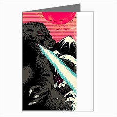 Godzilla Vintage Wave Greeting Card