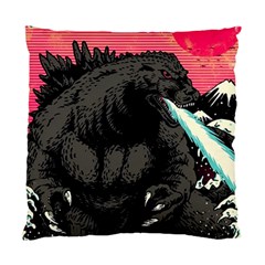 Godzilla Vintage Wave Standard Cushion Case (one Side) by Cendanart