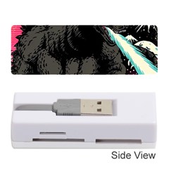 Godzilla Vintage Wave Memory Card Reader (stick) by Cendanart