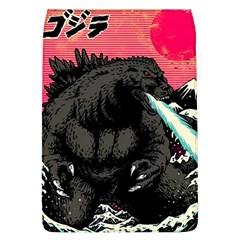 Godzilla Vintage Wave Removable Flap Cover (l) by Cendanart