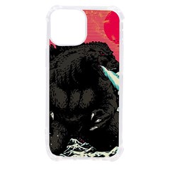 Godzilla Vintage Wave Iphone 13 Mini Tpu Uv Print Case by Cendanart