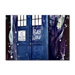 Bad Wolf Tardis Doctor Who Sticker A4 (100 pack) Front