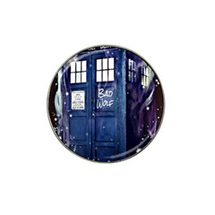 Bad Wolf Tardis Doctor Who Hat Clip Ball Marker by Cendanart