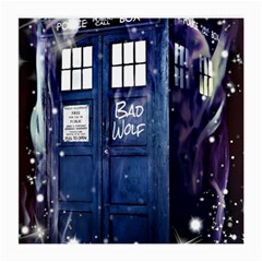 Bad Wolf Tardis Doctor Who Medium Glasses Cloth (2 Sides) by Cendanart