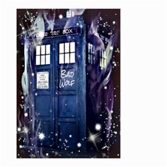 Bad Wolf Tardis Doctor Who Small Garden Flag (two Sides) by Cendanart