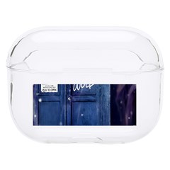 Bad Wolf Tardis Doctor Who Hard Pc Airpods Pro Case by Cendanart