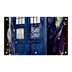 Bad Wolf Tardis Doctor Who Banner And Sign 5  X 3  by Cendanart