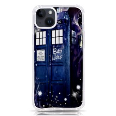 Bad Wolf Tardis Doctor Who Iphone 14 Plus Tpu Uv Print Case by Cendanart