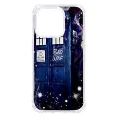 Bad Wolf Tardis Doctor Who Iphone 14 Pro Tpu Uv Print Case by Cendanart