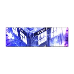 Tardis Doctor Who Blue Travel Machine Sticker (bumper) by Cendanart