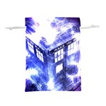 Tardis Doctor Who Blue Travel Machine Lightweight Drawstring Pouch (S) Front