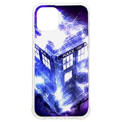 Tardis Doctor Who Blue Travel Machine Iphone 12/12 Pro Tpu Uv Print Case by Cendanart