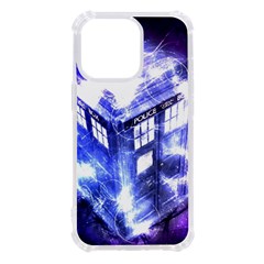 Tardis Doctor Who Blue Travel Machine Iphone 13 Pro Tpu Uv Print Case by Cendanart