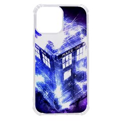 Tardis Doctor Who Blue Travel Machine Iphone 13 Pro Max Tpu Uv Print Case by Cendanart