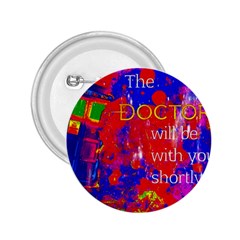 Doctor Who Dr Who Tardis 2 25  Buttons