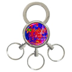 Doctor Who Dr Who Tardis 3-ring Key Chain