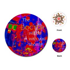 Doctor Who Dr Who Tardis Playing Cards Single Design (round)