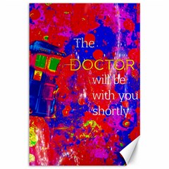 Doctor Who Dr Who Tardis Canvas 12  X 18 