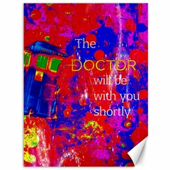 Doctor Who Dr Who Tardis Canvas 36  X 48 