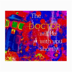 Doctor Who Dr Who Tardis Small Glasses Cloth (2 Sides)