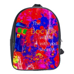 Doctor Who Dr Who Tardis School Bag (large)