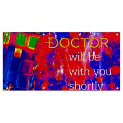 Doctor Who Dr Who Tardis Banner And Sign 8  X 4 