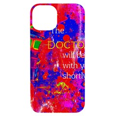 Doctor Who Dr Who Tardis Iphone 14 Black Uv Print Case