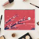 Illustration Minimal Minimalist Scenery Minimalist Japanese Art Cosmetic Bag (Large) Front