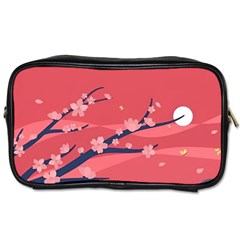 Illustration Minimal Minimalist Scenery Minimalist Japanese Art Toiletries Bag (one Side) by Bedest