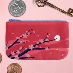 Illustration Minimal Minimalist Scenery Minimalist Japanese Art Large Coin Purse by Bedest