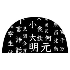 Japanese Basic Kanji Anime Dark Minimal Words Anti Scalding Pot Cap by Bedest