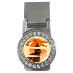 Samurai Art Ninja Katana Anime Aesthetic  Japanese Lore Style Mythology Retro Classic Warrior Money Clips (CZ)  Front